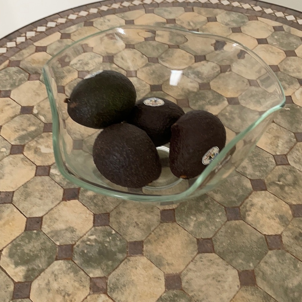 Vintage glass bowl